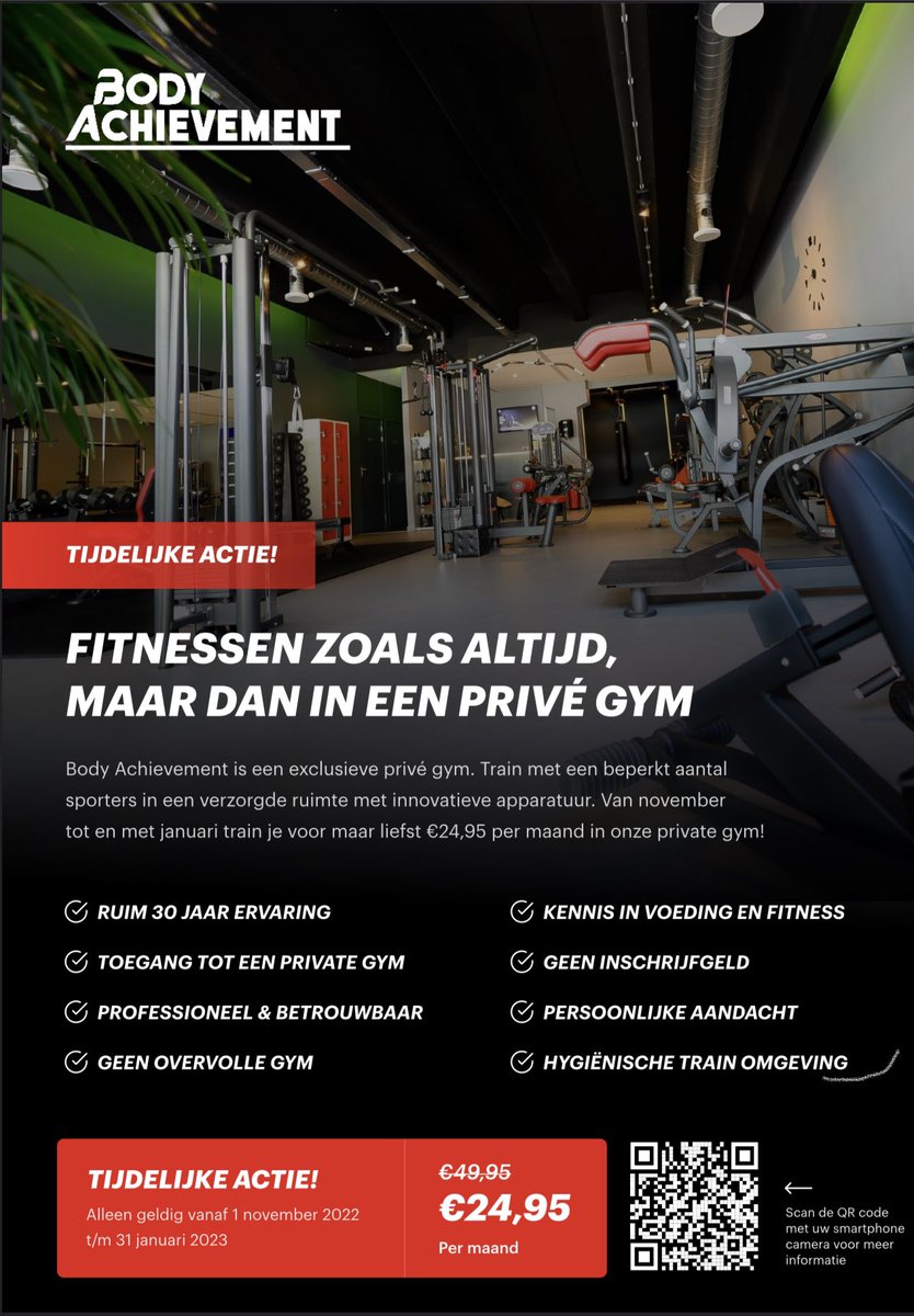 BodyAchievement's tweet photo. Tijdelijke actie 🙌🏽🙌🏽 https://t.co/De9KJ6fmQ0