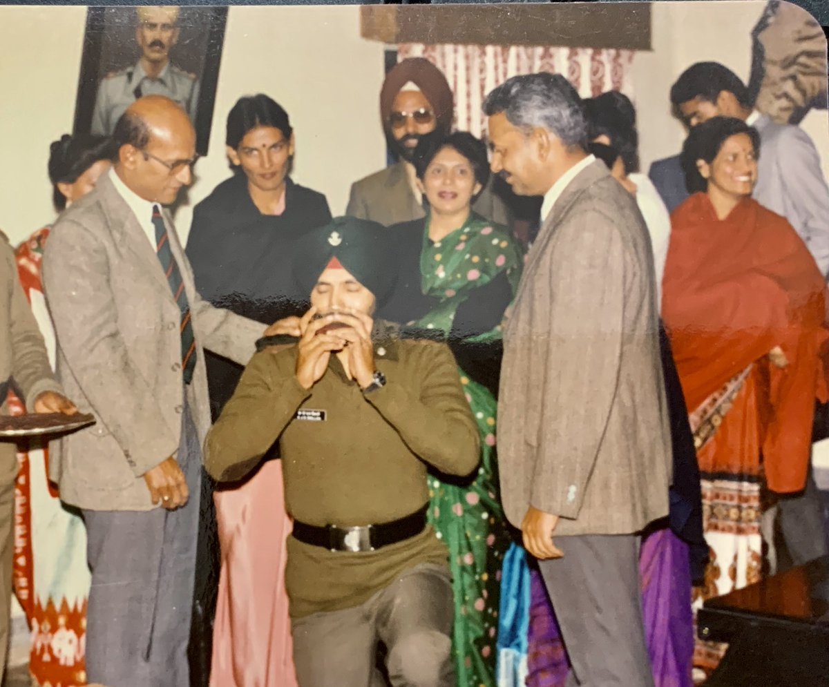 TinyDhillon's tweet photo. Army Way of Life … circa Dec 1986

Any idea what’s happening here ?

Hint : only one person in uniform 🤔 https://t.co/s9RfvcNHAK