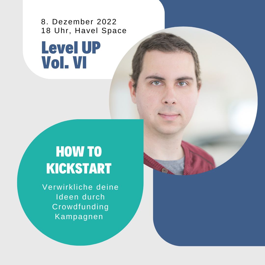 HavelSpace's tweet photo. Erfahre am 8. Dezember um 18Uhr von Markus Weintraut wie man eine erfolgreiche Crowdfunding Kampagne führt und erhalte Tipps und Tricks wie auch andere Gründer durch Crowdfunding ihre Ideen verwirklichen können!
Anmeldung: https://t.co/iMwFRt5I0i
Twitch: https://t.co/zD5UeWyKUW https://t.co/GCXxNMukVt