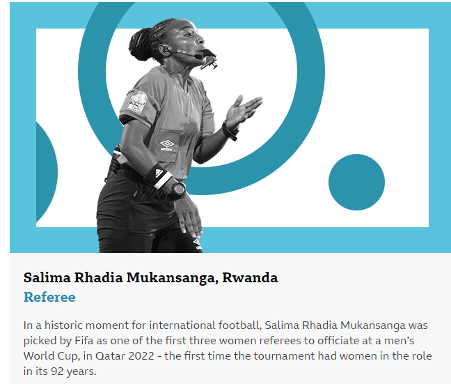 AssumptaMuke's tweet photo. Nonese mwabimenye! our girl is on the list of 100 inspiring and influential women from around the world for 2022.🤩keep shinning @RhadiaSalma https://t.co/JNrbDcTw8f