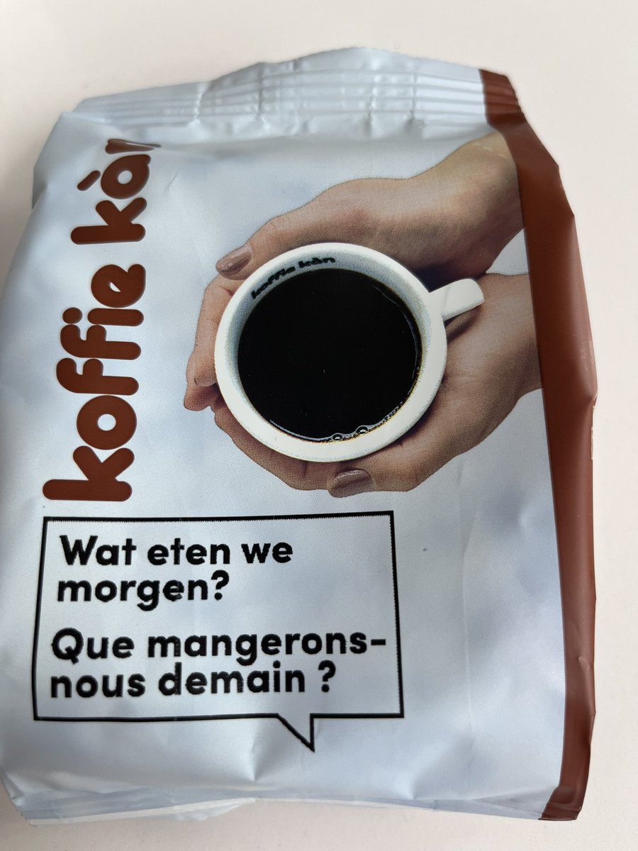 De roodmap duurzaamheid van de voedingsindustrie #watetenwemorgen  leeft bij de leden <a href="/fevia_be/">Fevia</a> Staat zelf op verpakking! Goed gedaan Koffie Kan!