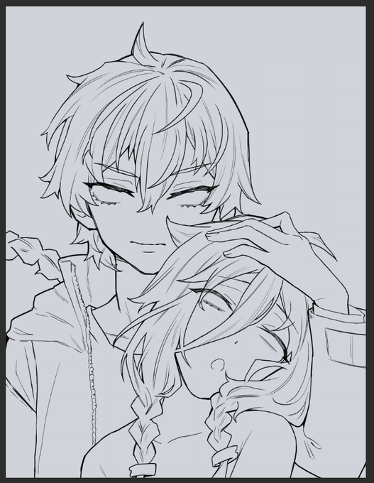 新しい線画ペンをお試し。ペンの力って偉大ね 