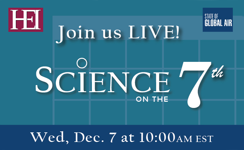 HEIresearch's tweet photo. Reminder to join us this morning at 10am EST (3pm GMT) for #ScienceOnThe7th with experts @pallavipnt @DrMariaNeira @WHO &amp; @Jane_Burston @CleanAirFund! 

The conversation will be streamed live to our social media accounts.

#AirQuality #AirPollution #CleanAirForAll https://t.co/KCjrVFqEzb