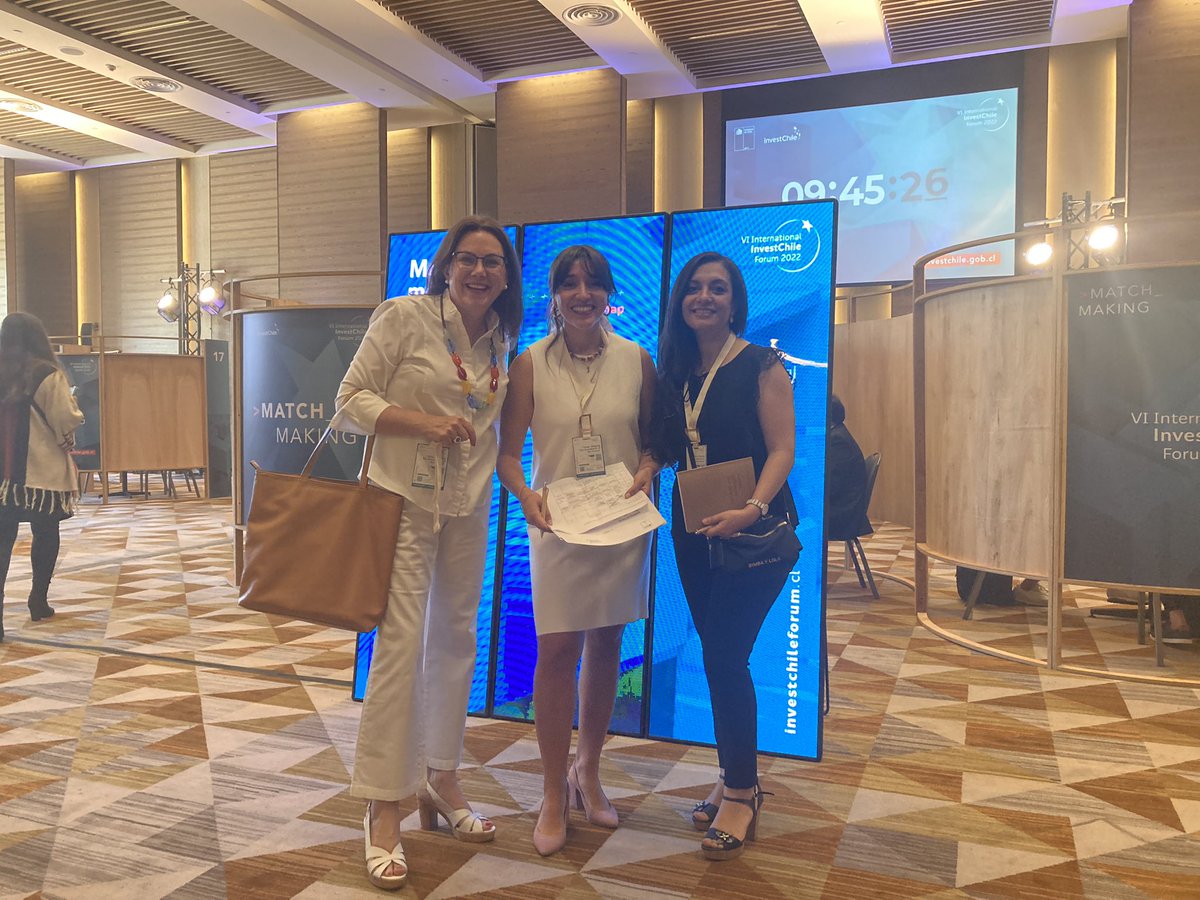 helenk_2018's tweet photo. Participando en sesiones de #match_making en el Foro Internacional de Inversiones organizado x @InvestChile https://t.co/La6kysv0Is