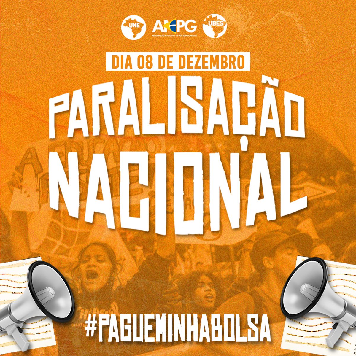 anpg's tweet photo. Você aceitaria pesquiisar, trabalhar, produzir e ficar sem receber por causa da irresponsabilidade do governo? Nós não aceitaremos pagar a conta eleitoreira de Bolsonaro e Paulo Guedes. ✊🏽 + https://t.co/LgjA1EJwls