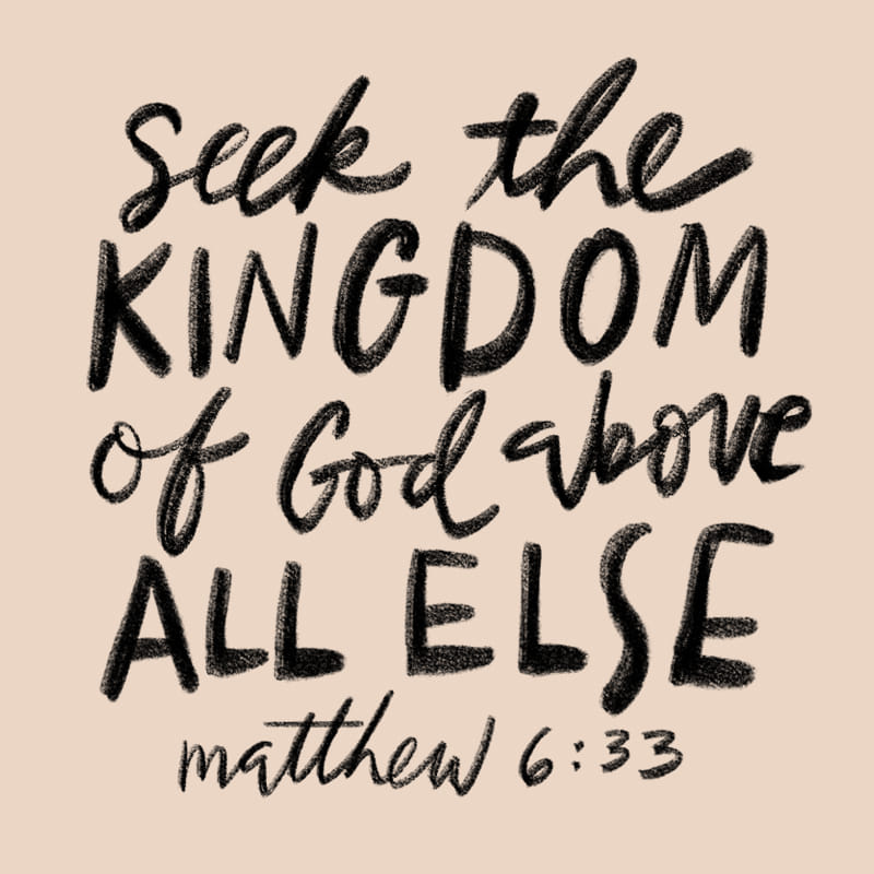 Matthew 6:33