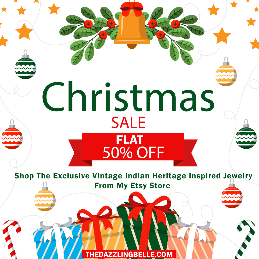thedazzlingbele's tweet photo. Get 50% OFF on vintage Indian inspired jewelry from my  #etsystore Click on the link below  https://t.co/HmBvKmhSRK 😇 #christmassale #vintage #jewelry #vintagestyle https://t.co/lnKJzaxrDL