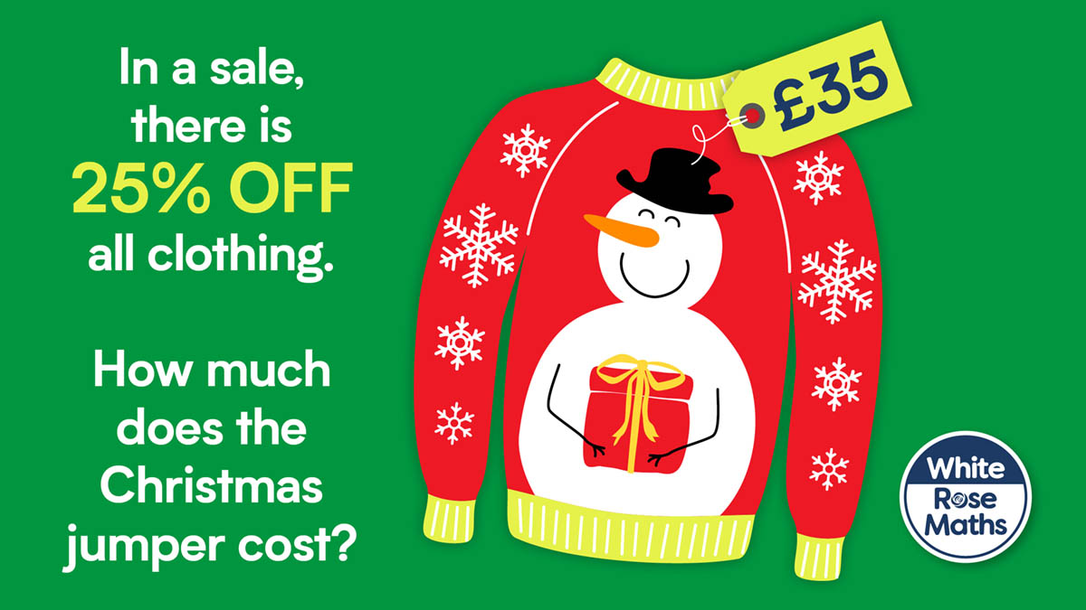 White Rose Maths on Twitter "Tis the season to shop, but how much does