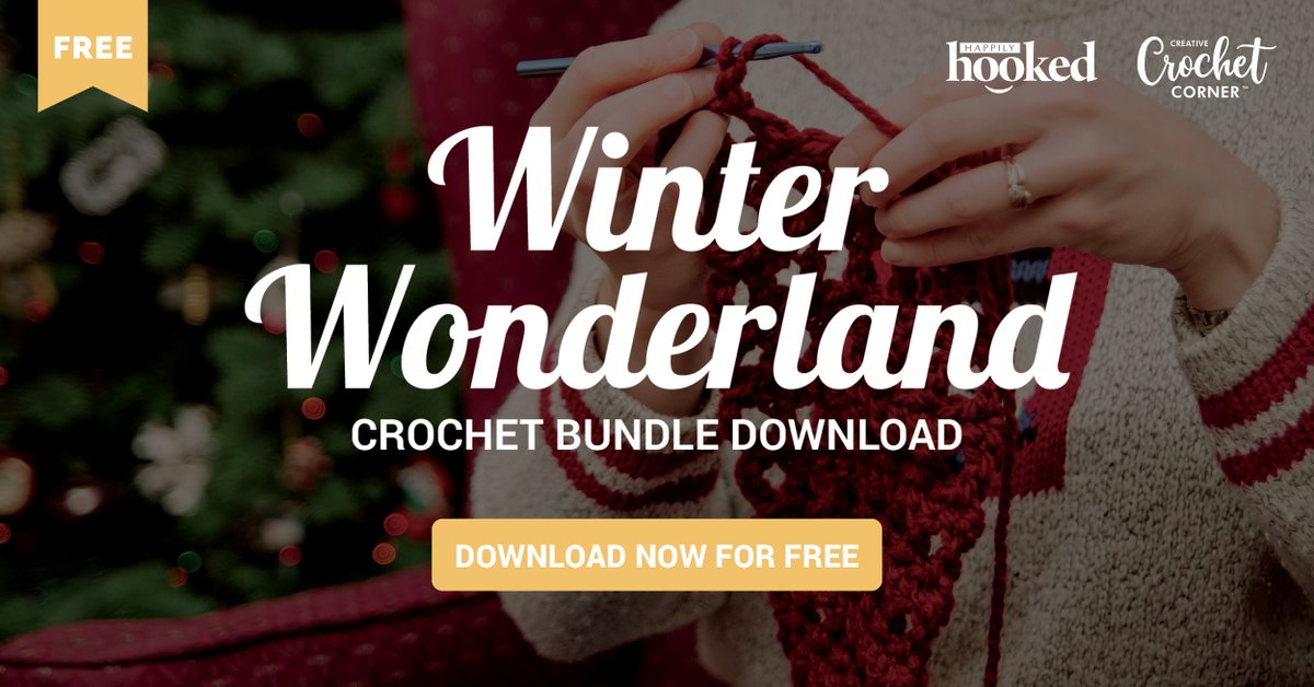 CrochetCCC's tweet image. Unlock this Winter Wonderland Crochet Bundle NOW to get 3.5 hours of instructional video content, free patterns, a +100-page magazine from Happily Hooked, plus a BONUS 10-page Christmas Tree Skirt pattern. ow.ly/3vzm50LAqeW