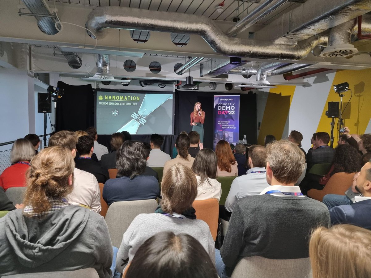 Great time yesterday at <a href="/conceptionxtech/">Conception X</a> DemoDay with <a href="/PalavaNet/">Peter J. Christopher</a>, pitching our company Nanomation. Thanks to everyone that came to listen!