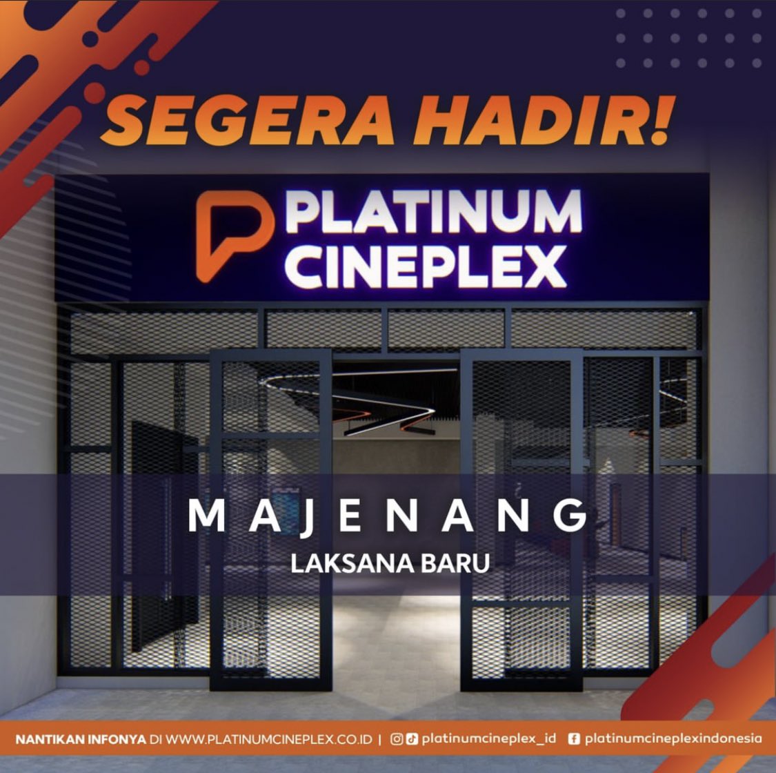 Good news untuk warga Majenang, Platinum Cineplex direncanakan opening tanggal 16 Des 2022! #NewSite #PlatinumCineplex 😎😇 <a href="/bicaraboxoffice/">Bicara Box Office</a>
