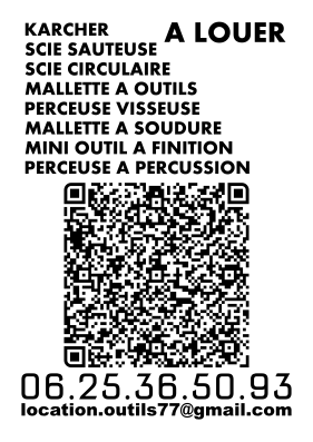 Rent_Tools77's tweet photo. A LOUER !

#Karcher
Scie Sauteuse
Scie Circulaire
Mallette à Outils
Perceuse Visseuse
Mallette à Soudure
Mini Outil à Finition
Perceuse à Percussion

06.25.36.50.93
location.outils77@gmail.com
#Machine #Quality #Solution #Tools #Rent #Bosch  #Stanley  #Fb #Pub #Renovation #Clean https://t.co/aKletA8xz8
