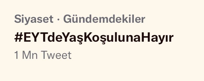 HemmedAliAslan's tweet photo. 1 milyon twet demek ;

Eşi çoluk çocuğu anne babasıyla beraber 10 milyon oy demek !

Eyt’liler  İktidarı da, Muhalefeti de değiştirip dönüştürecek güçtedir.

Kimse EYT’lileri sınamaya kalkmasın!

#EytdeYasKosulunaHayir 

#EYTyeYasSartıKabulEdilemez https://t.co/Qv2Tq6YaCE