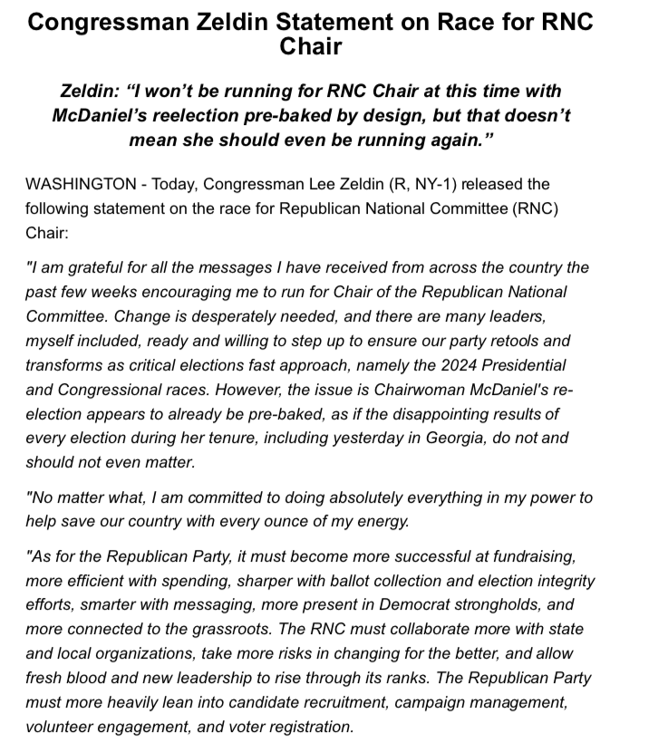 Lee Zeldin on Twitter: "Read my full statement: https://t.co/k9nHaG8GCT ...