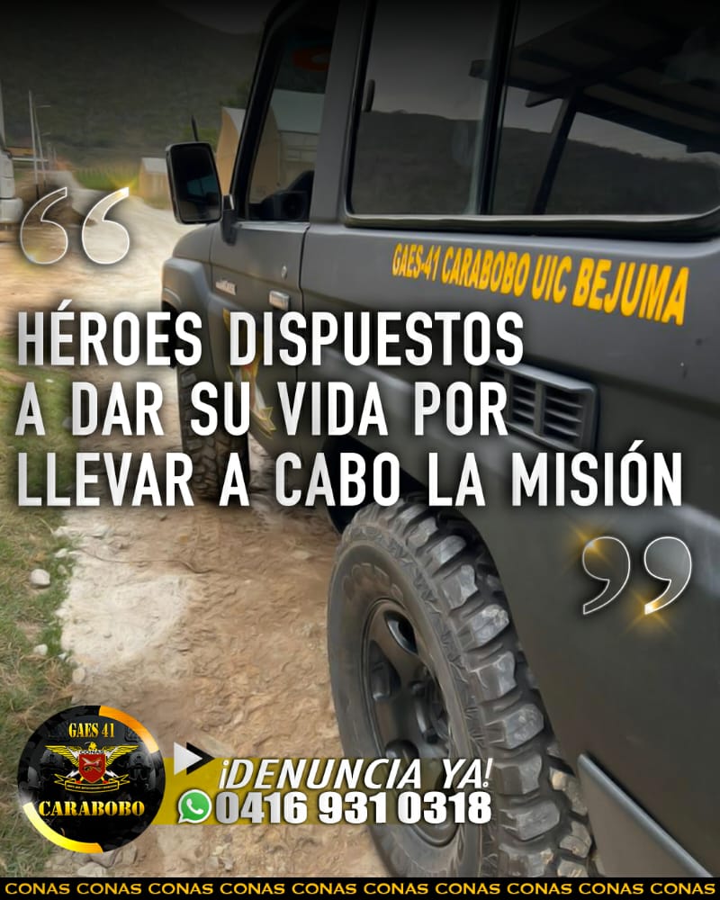 2cmdteG45LG1's tweet photo. #7Di Los centinelas del @GNBCONAS_Vzla son comandos de élite, héroes dispuestos a dar la vida por llevar acabo la misión.
#VenezuelaIndestructible
#FANB #GNB https://t.co/aFHUMPi9Cp