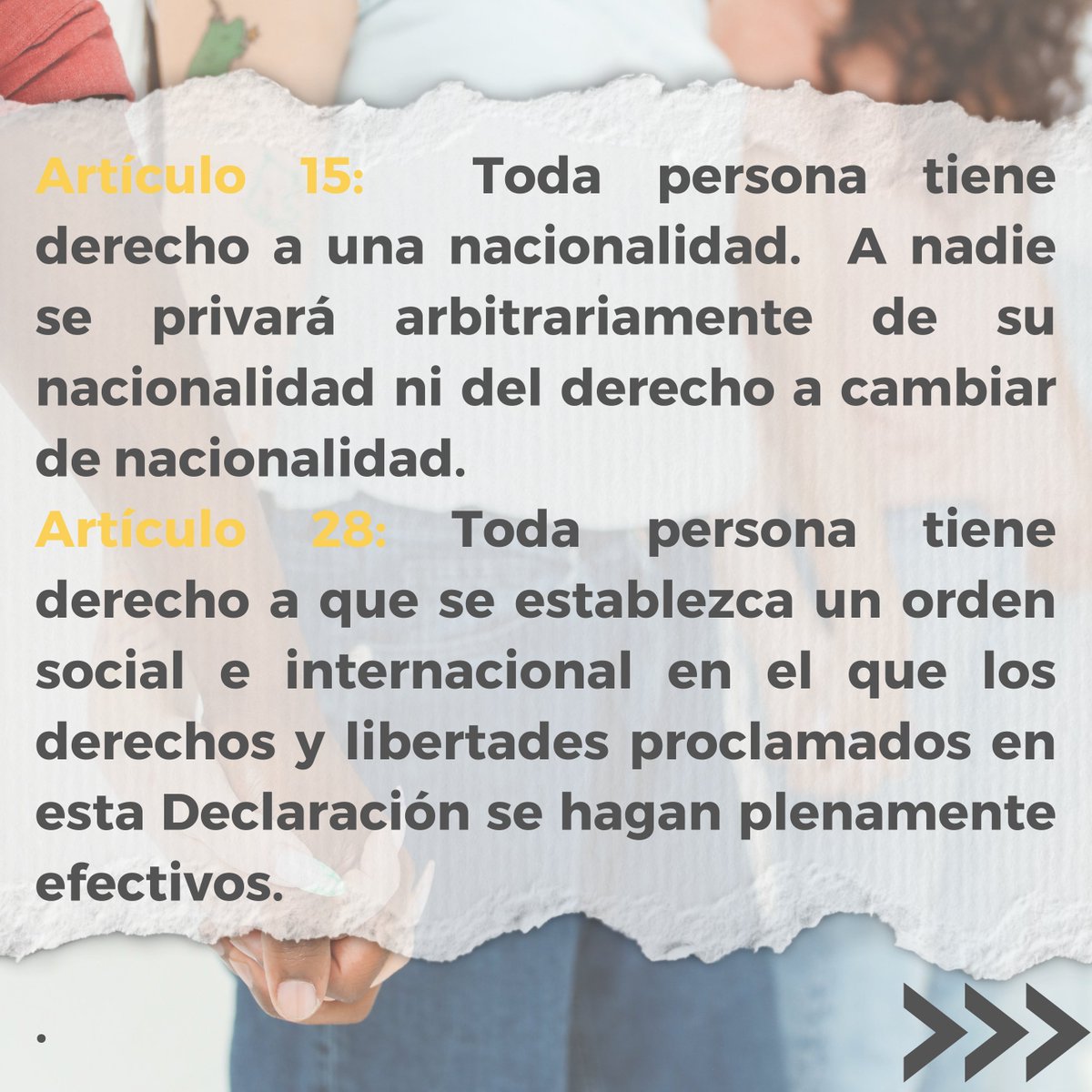 SalesianasEs's tweet photo. El 10 de diciembre de 1948, la Asamblea General de las Naciones Unidas adoptó la #DeclaraciónUniversalDeLosDerechosHumanos.

En #Dejamequetecuente destacan estos artículos como inspiración para defender los derechos individuales de las personas migrantes. #DíaDeLosDerechosHumanos https://t.co/IIh6amvYvG