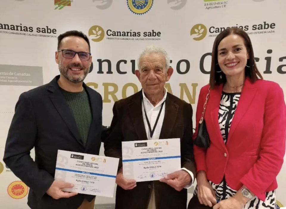 🎖️ #BodegasBentayga S.L recibe la Gran Medalla de Oro 2022  por su vino Agala Altitud 1318 en los #PremiosAgrocanarias2022 
Lee más en: cutt.ly/L17r8R5