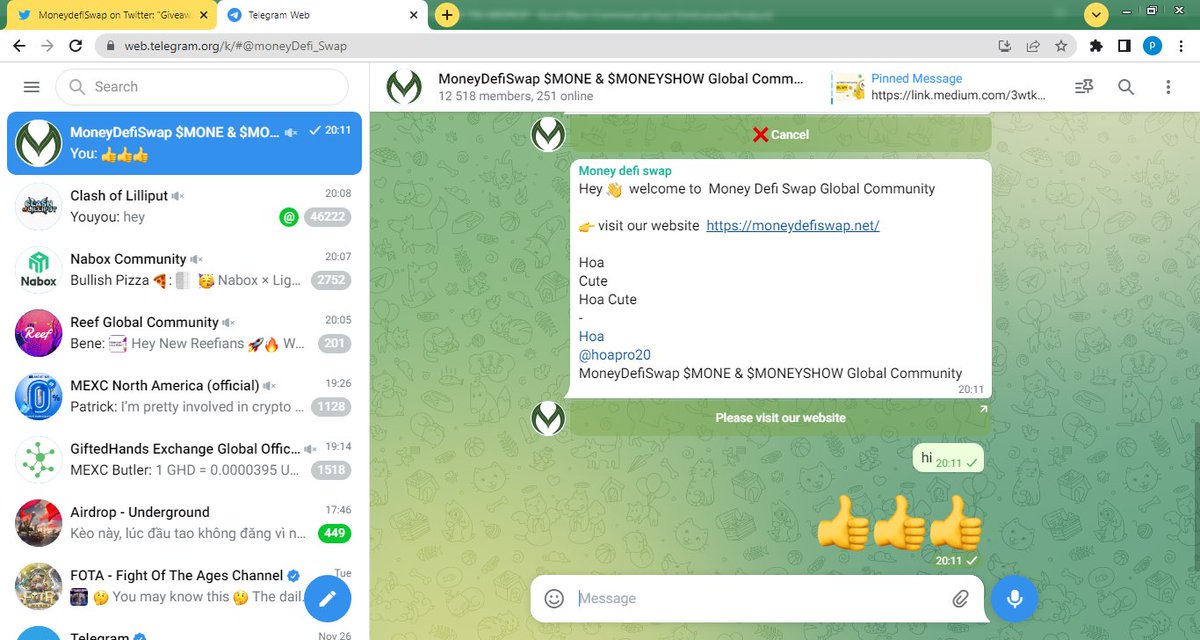 hoavi201's tweet photo. @MoneydefiSwap @lkhoavi15
@hoak32666
@TieudaoX17
Good program, attractive rewards. I'm sure a lot of people will be interested. I like it very much. https://t.co/SkHkGDsXLh