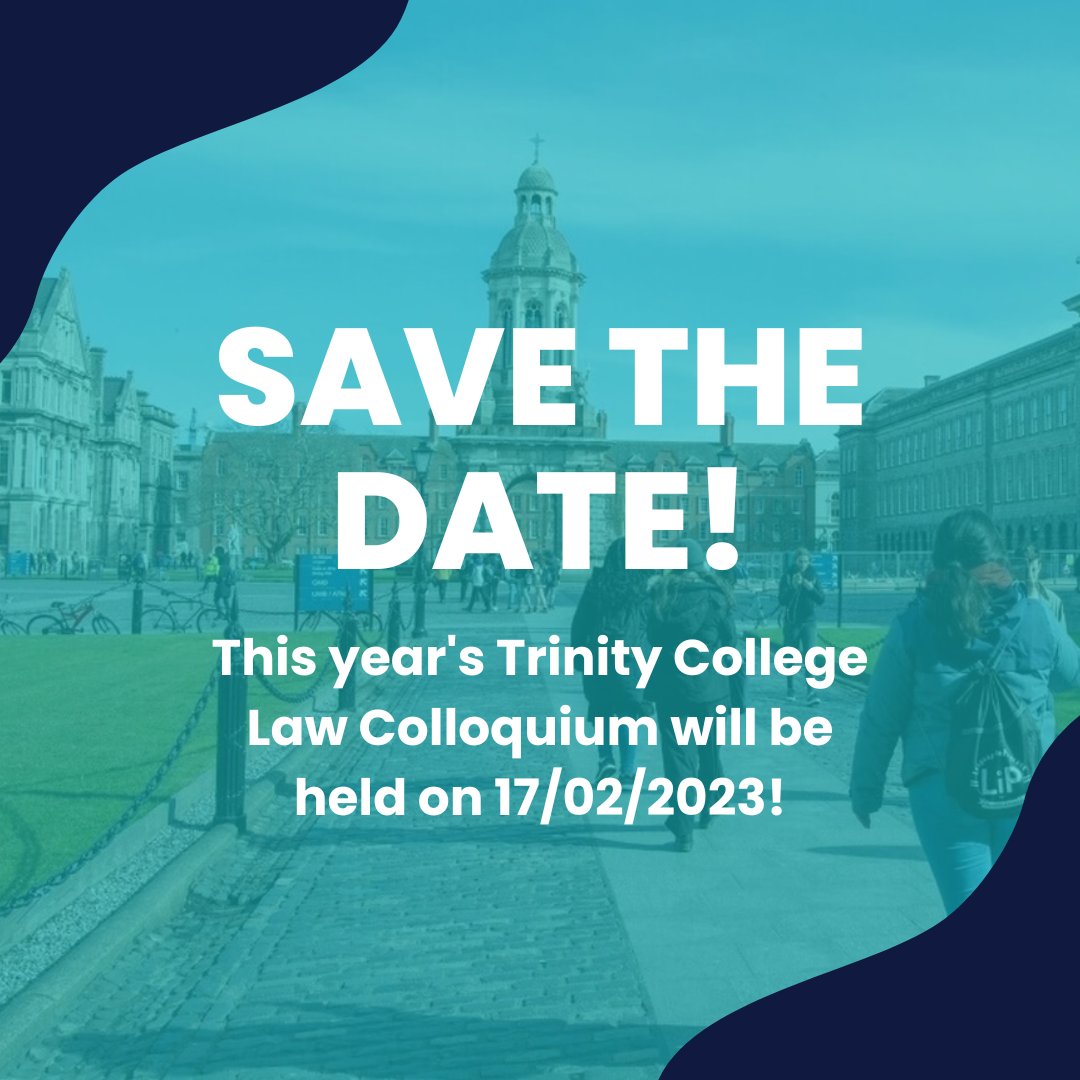 The TCD Colloquium is delighted to announce that this year's conference will be taking place on the 17th of February 2023. We look forward to seeing you all there and hearing about your research.