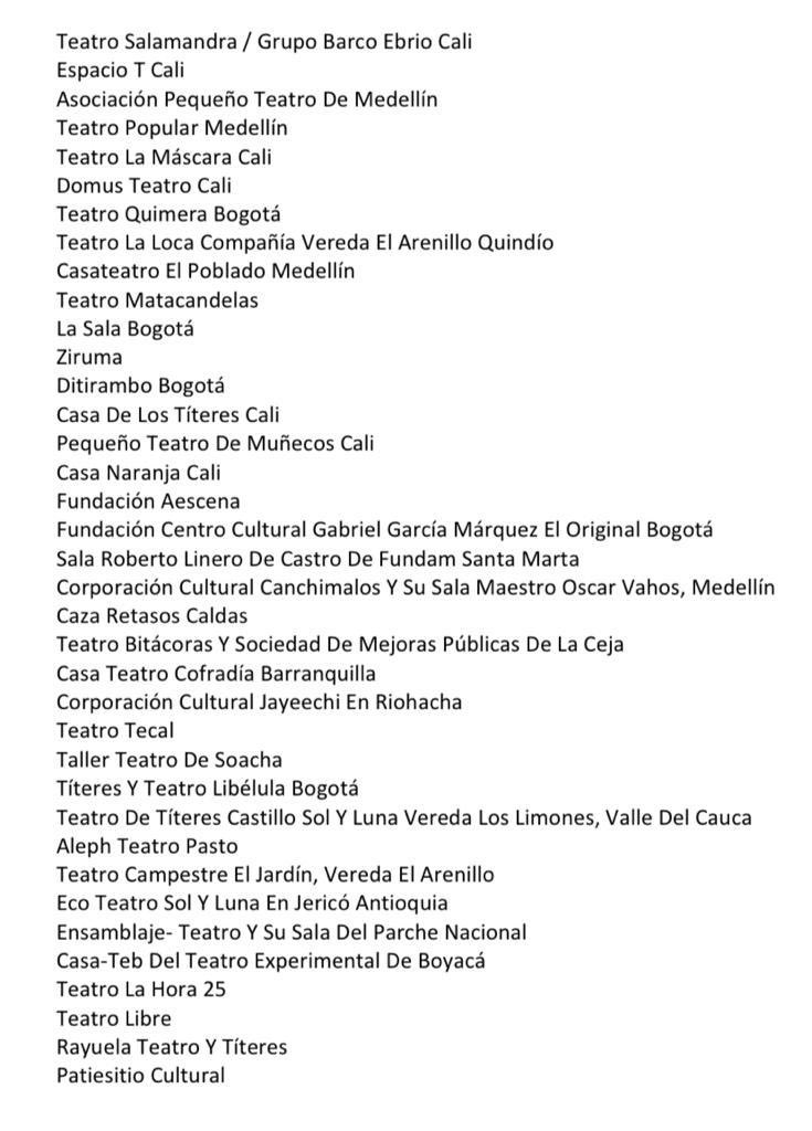 TeatroPopularM's tweet photo. COMUNICADO AL MEDIO DE COMUNICACIÓN LA SILLA VACÍA. DEL TEATRO Y LAS ARTES ESCÉNICAS DE COLOMBIA.

@lasillavacia @MariaJoseRestr @petrogustavo https://t.co/qu2cnkHcF2