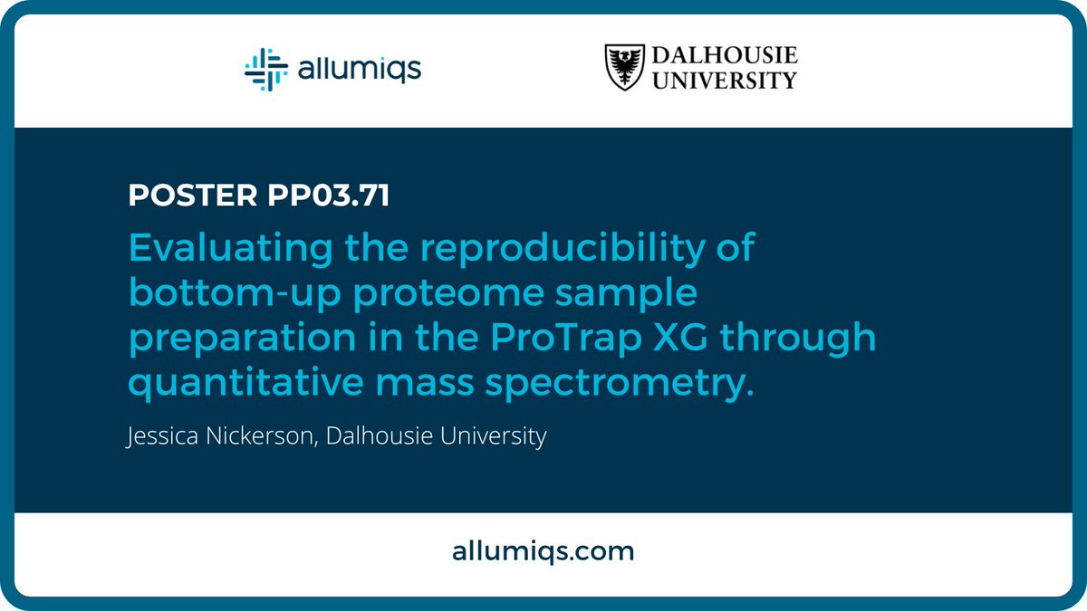 Allumiqs (@allumiqs) on Twitter photo Attending #HUPO2022? Check out this new poster being presented during today's morning session by
<a href="/JessNicks/">Jessica Nickerson</a> from <a href="/DalhousieChem/">Dalhousie Chemistry</a> <a href="/DalhousieU/">Dalhousie University</a>
#sampleprep #proteomics #massspec Attending #HUPO2022? Check out this new poster being presented during today's morning session by
<a href="/JessNicks/">Jessica Nickerson</a> from <a href="/DalhousieChem/">Dalhousie Chemistry</a> <a href="/DalhousieU/">Dalhousie University</a>
#sampleprep #proteomics #massspec