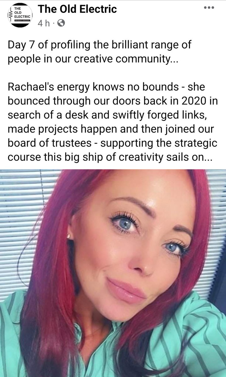 I am very proud to sit on the Board of Trustees <a href="/theoldelectric/">theoldelectric</a>
 'You may find that making a difference for others makes the biggest difference in you' 
Thank you for having me 💫
