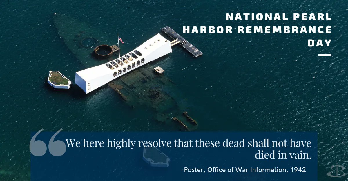interactivegov's tweet photo. Today we remember the Americans who lost their lives on this date in 1941 when we suffered a terrible attack on #PearlHarbor. We are grateful for the heroes who stepped up to serve our nation and preserve our freedoms. https://t.co/DKfSxRkIUP
