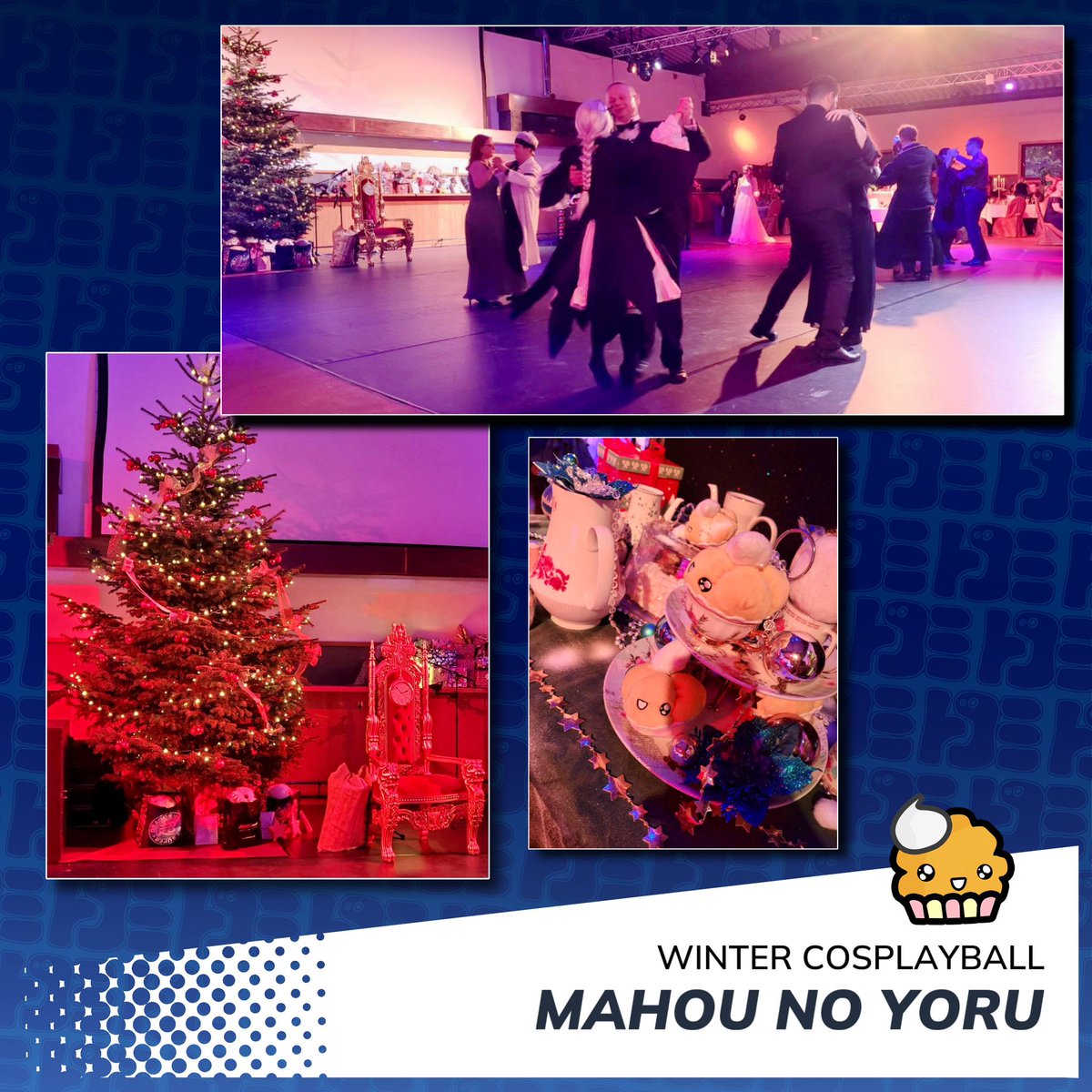 DoKomi's tweet photo. At the heart of Winterberg, this year's Mahou no Yoru welcomed our visitors again to a magical night ✨

Together we danced through the night, listened to music acts, enjoyed a fancy buffet and at the end of the night Santa gifted each visitor with presents 🎁🎄

 @MahouNoYoru https://t.co/BWYELU8cnM