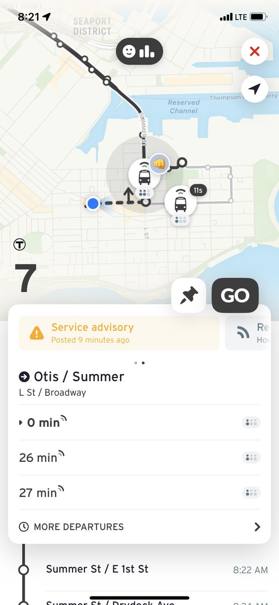 LexiPrenetta's tweet photo. Lol ok @MBTA  I get traffic but WHAT. Second day in a row of complete shit show for the #7 bus https://t.co/oN649Wv7Ky