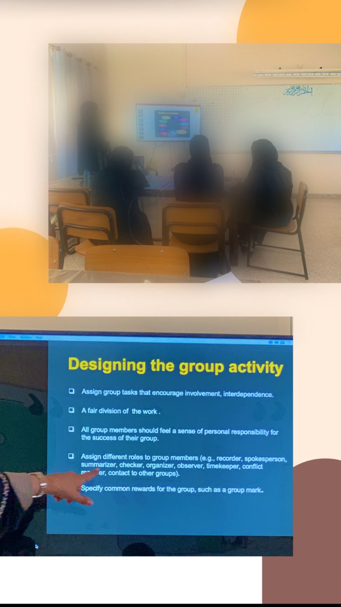 Alefia_School's tweet photo. بوركت الجهود التي تسعى دايماً في المضي نحو التمي�� ⭐️
نفذت المتألقة دايماً 
أ. جبرية المخينية ( مشرفة اللغة الانجليزية) 
ورقة عمل بعنوان : 
Group work that works 
لمعلمات المادة 
#مدارسنا_مستقبل_واعد 
#تعليمية_جنوب_الشرقية https://t.co/cWysxvuScz