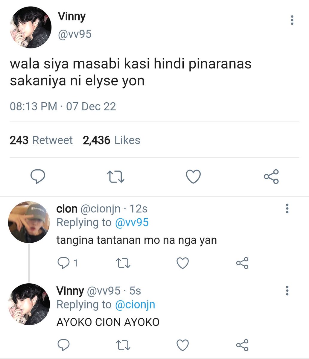 Filo #Taekookau Where In..

Vinny ( Kth ) And Cion ( Jjk ) Are Always Coming At Each Other'S Neck. 613