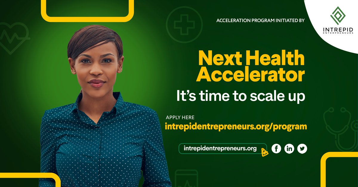Until January 13, 2023, grab this opportunity to be one of the 10 #startups of NHA Cohort#3.
Do you need bespoke support, skills, network, partners and financial resources to scale up your business. <a href="/NextHealthbyIE/">Intrepid Entrepreneurs</a> is for you!
Apply here ➡️intrepidentrepreneurs.org/program/ 
#healthcare
