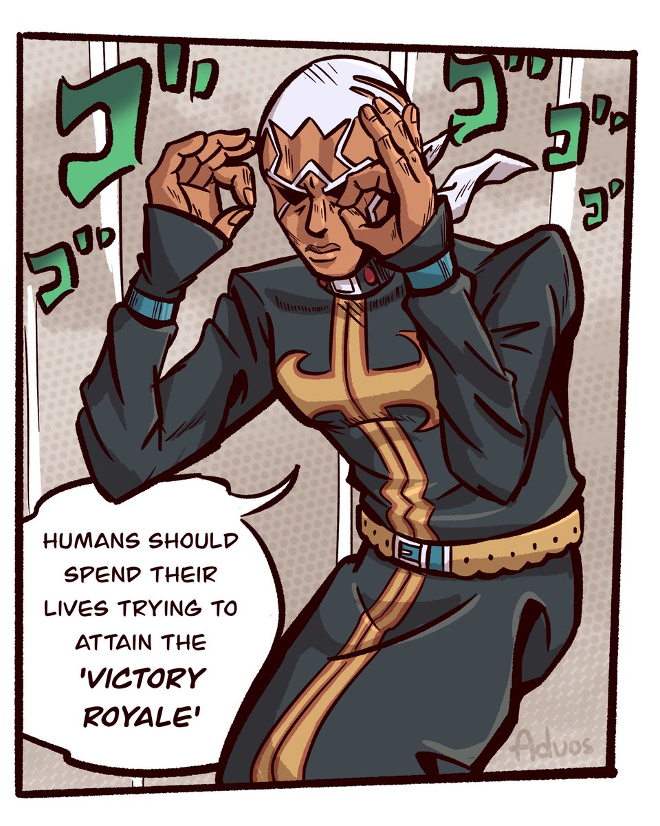 I ran out of ideas so I drew Pucci hitting the Griddy 