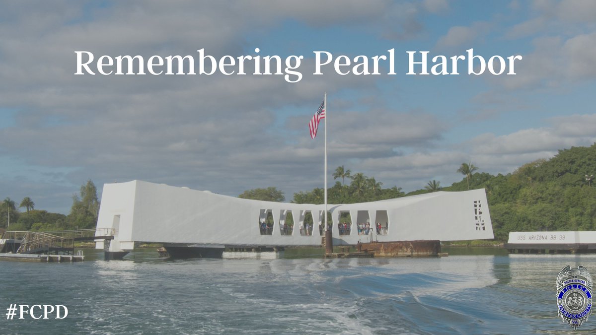 On National Pearl Harbor Remembrance Day, we honor the brave men and women who fought and died in the attack on Pearl Harbor on December 7, 1941. #FCPD