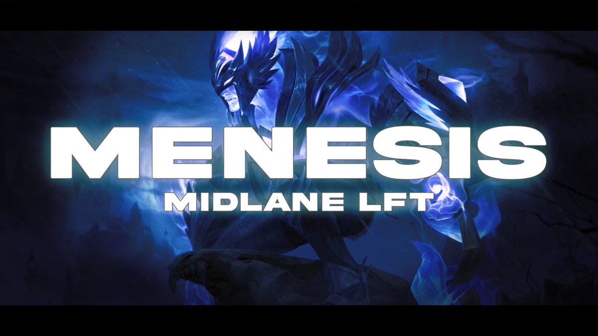 Hello everyone, Im LFT as a Midlaner for Spring Split 2023!
Mainly interested in Prime League DIV 3+
Lolpros: lolpros.gg/player/menesis
Contact via Twitter DM's or Discord:Lüddi#5920
Likes and retweets are appreciated