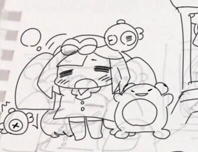 ちまちま描いてる途中
アイカツのエンディングみたいな絵が描きたい 