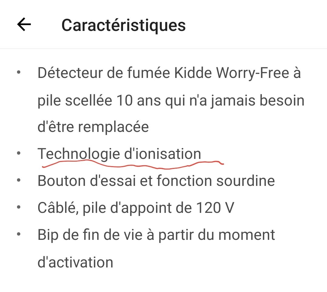 Nutellana's tweet image. D'après vous, ce détecteur de fumée est photoélectrique ou à ionisation? #Kiddle #CanadianTire #TrouvezLerreur