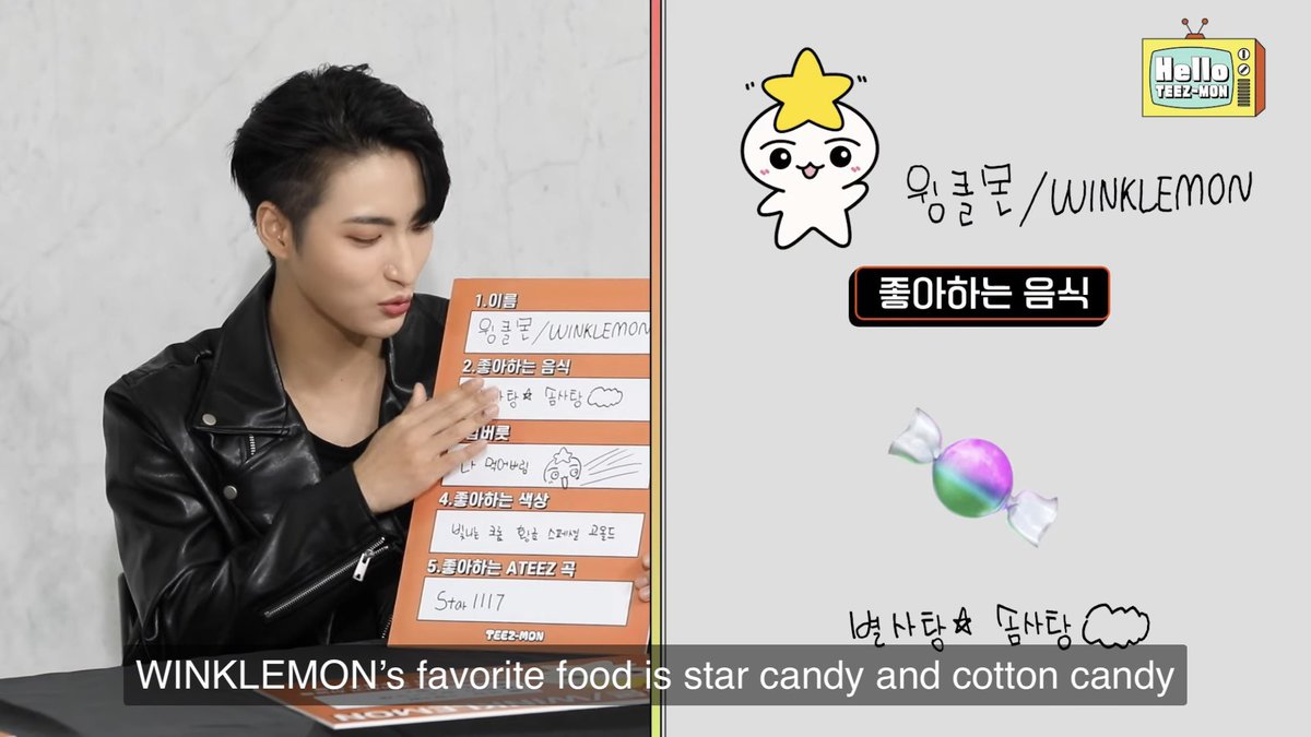 Argenteez1117's tweet photo. SEONGHWA

1.Nombre: 윙클몬/WINKLE-MON
2.Comida favorita: caramelos, algodón de azúcar 
3.Frase favorita: arrásalo todo
4.Color favorito: cromo brillante, dorado, dorado especial
5.Canción de Ateez favorita: Star 1117 https://t.co/49aGBNZId4