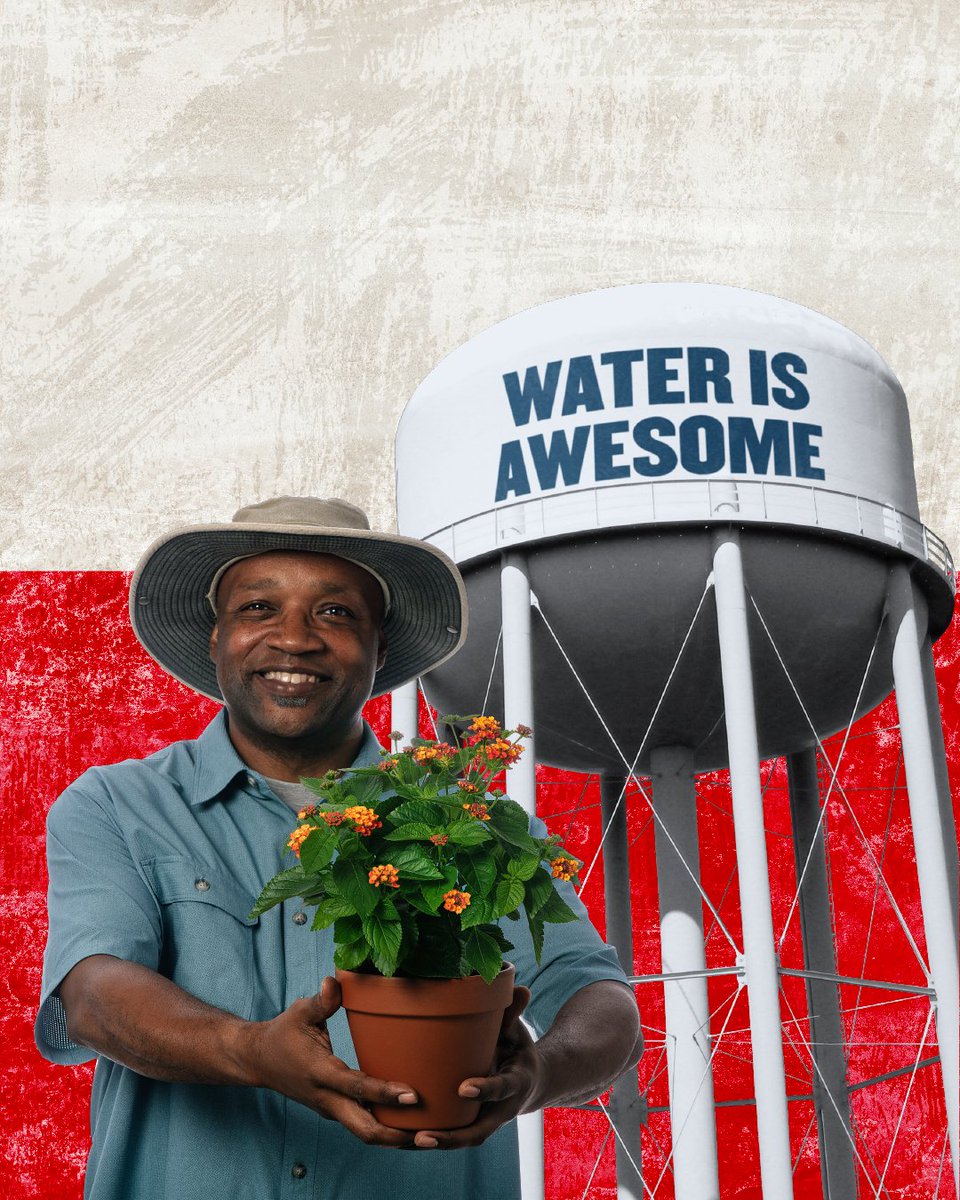 Put down roots with native plants. Find more
water saving tips at WaterIsAwesome.com and
let’s keep those towers full.

#december #dallas #waterisawesome #nativeplants