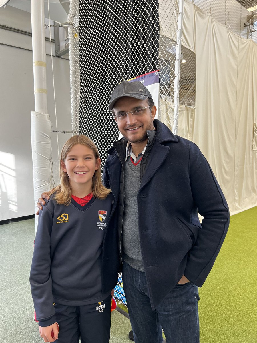 Great to meet <a href="/SGanguly99/">Sourav Ganguly</a> at <a href="/HomeOfCricket/">Lord's Cricket Ground</a>