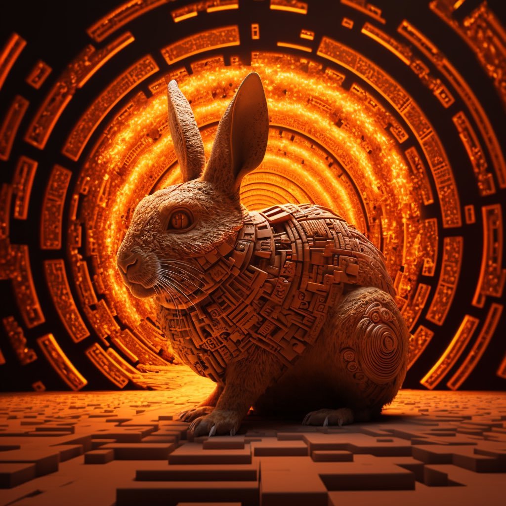 Follow the Orange Rabbit. #Bitcoin