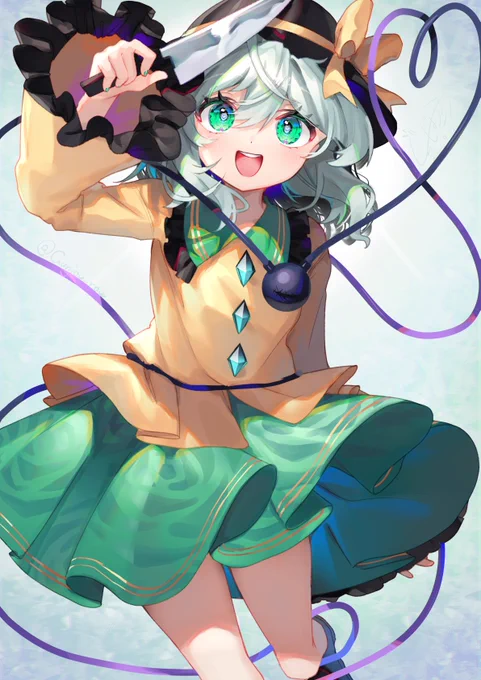 #今年も残りわずかなので今年一番伸びた絵を貼る見た絵描きさんも強制でやるこのこいしちゃんでした 