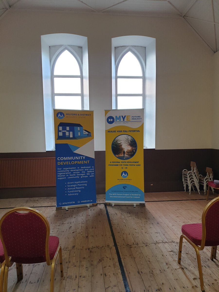 MilfordDRC's tweet photo. We're delighted to be launching our @FundforIreland funded Personal Youth Development Programme the MYE (Mulroy Youth Engagement) Future Project today! A new programme in the area for young people 16-25 not in full time work, training or education. Stay tuned for updates! https://t.co/dowIHAdePf