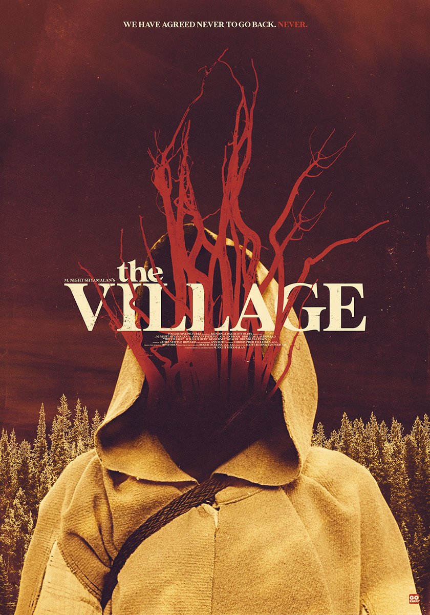 Gokaiju's tweet photo. My alternative poster for @MNightShyamalan #TheVillage https://t.co/FVK10AdBIR