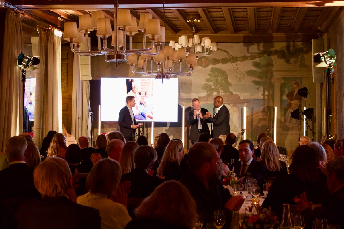 humanimpacthub's tweet photo. 1/1 Our Chief Executive Officer (CEO) Mr Felix Tete was privileged to speak at the Let it Grow fundraising event which was recently hosted by our partner organisation Hand in Hand Sweden at Djursholm Country Club in Stockholm, Sweden.@FelioNthete 
https://t.co/TKP0HGAznD https://t.co/sOUmJmVOAO