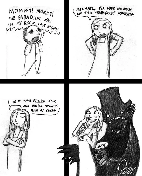 He'd compensate by hitting on the mom. 