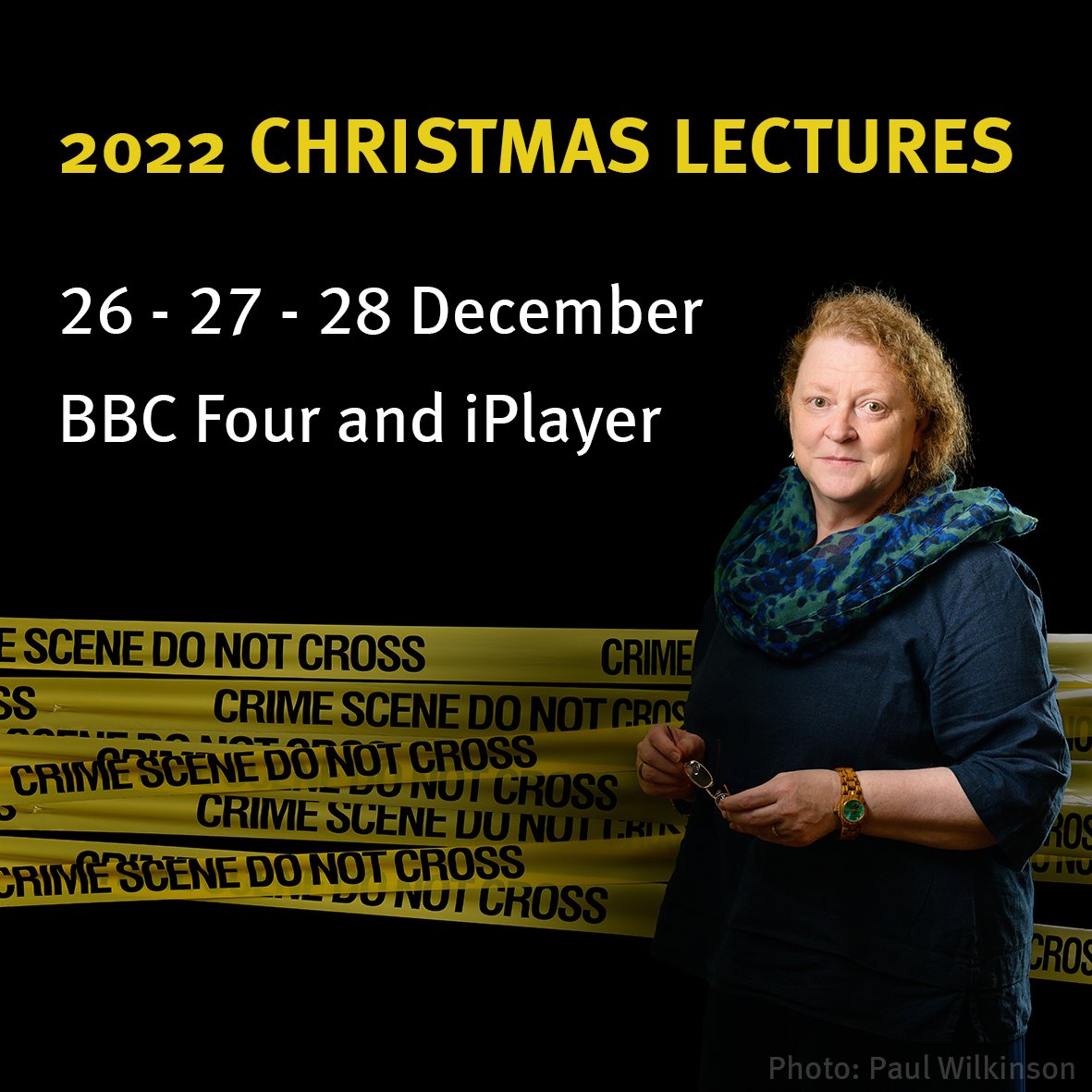 Ri_Science's tweet image. Mark your calendars! 🗓️ The 2022 #XmasLectures will land on BBC Four and iPlayer on 26, 27 and 28 December at 8pm.

Sue Black will uncover how real-life forensic investigation works - from the crime scene to the lab, and in the courtroom.

Learn more: rigb.org/christmas-lect…
