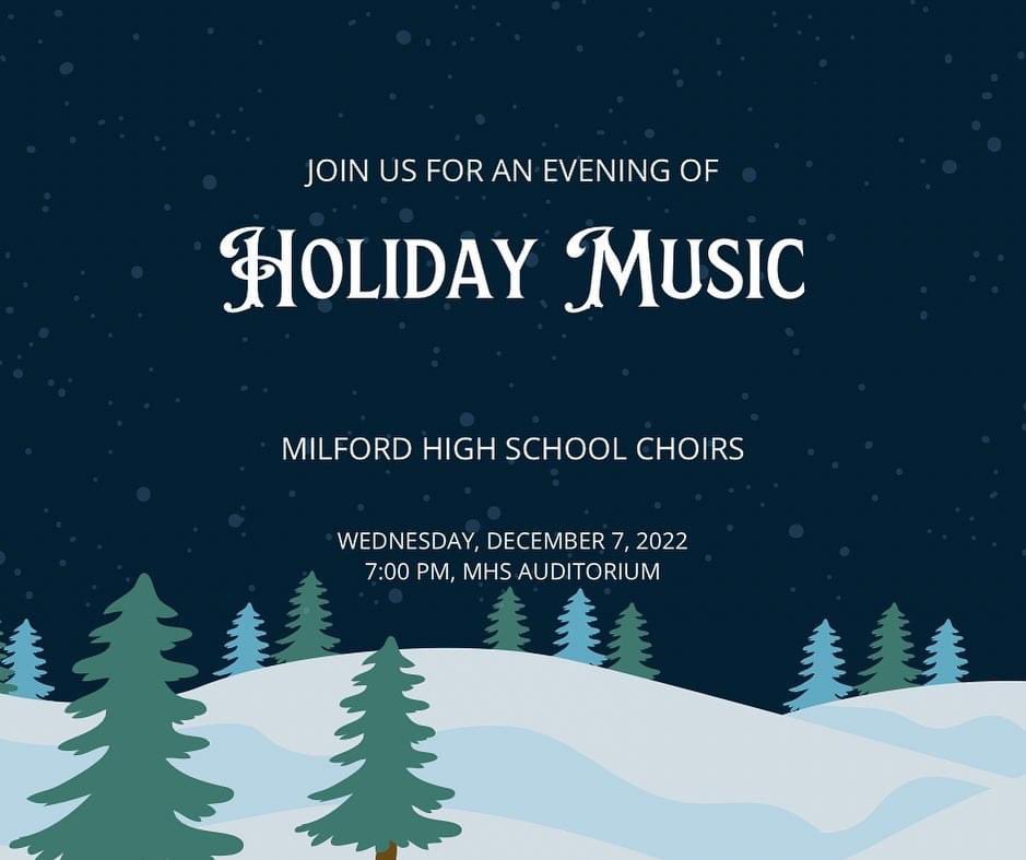 Come join us for beautiful sounds of the season. Our friends in the a cappella choirs will be joining us on stage!