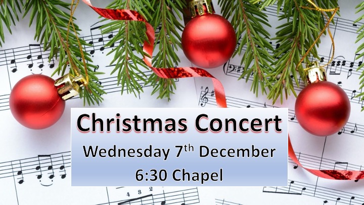 Hope to see you later for some end of term musical fun! Drinks from 6:00pm in the East Cloister - running time approx 50 mins.