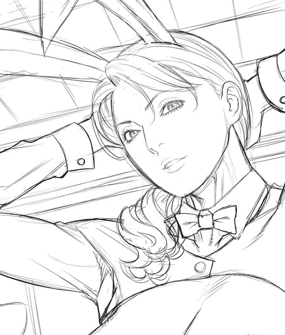 なにかの没ラフ。 